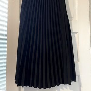 Target Black Pleated Midi Skirt